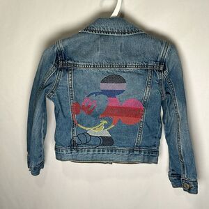 Disney Gap jeans jacket Mickey Mouse XS